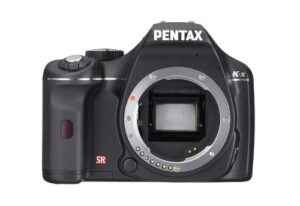 pentax k-x 12.4mp digital camera (black; body only)