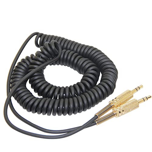BUTIAO for Marshall Speaker Cable, Replacement Aux Extension Cord 3.5mm Coiled Audio Cable for Marshall Action II Stanmore II Woburn II Stockwell Bluetooth Speaker