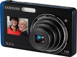 samsung tl220 12.2mp dig camera 4.6x opt 3 in lcd blue