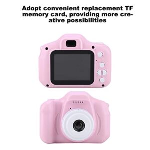 Mini Portable hd, X2 Mini Portable 2.0 inch IPS Color Screen Children's Digital Camera HD 1080P Camera (Pink)