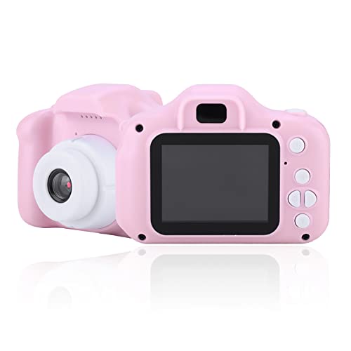 Mini Portable hd, X2 Mini Portable 2.0 inch IPS Color Screen Children's Digital Camera HD 1080P Camera (Pink)