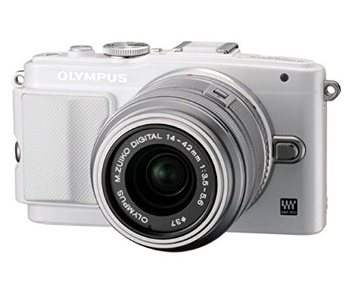 Olympus Pen Lite E-PL6 Micro SLR Digital Camera with 14-42mm Lens (White)