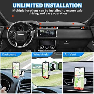 eing Car Phone Mount Holder Dashboard Air Vent Windshield,Compatible with iPhone 12/11/11 Pro/8 Plus/8/SE/X/XR/XS/7 Plus Samsung S20/S10/S9/S8,Moto,Huawei,Nokia,LG,Smartphones,Silver