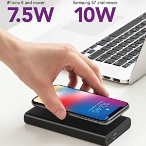 ZMI LevPower M10 MFi & Qi Certified USB PD Portable Charger with USB-C & Lightning Ports, Wireless Power Bank Compatible with iPhone 14/13/12/11/Pro/Max/X/XS/XS Max/8/8 Plus & iPad