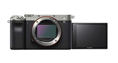 Sony Alpha a7C Full-Frame Compact Mirrorless Camera Body (Silver) Essentials Bundle (5 Items)