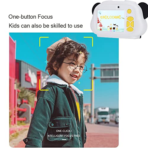 CUIFATI Kids Camera, 2.0inch 20MP Kid Digital Video Selfie Cameras for Kids,Children's Digital Camera with 32GB SD Card, Best Birthday Gifts for Boys, Girls Age 3 to 12(Panda)
