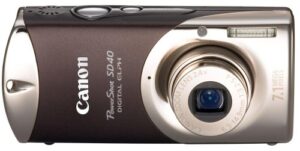 canon powershot sd40 7.1mp digital elph camera with 2.4x optical zoom (twilight sepia)