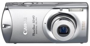 canon powershot sd40 7.1mp digital elph camera with 2.4x optical zoom (olive gray)