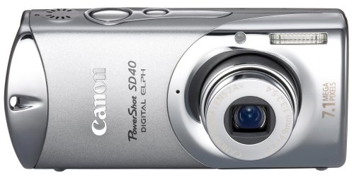 Canon PowerShot SD40 7.1MP Digital Elph Camera with 2.4x Optical Zoom (Olive Gray)