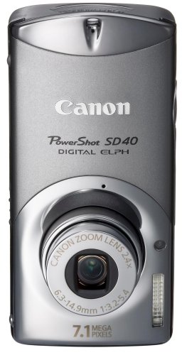 Canon PowerShot SD40 7.1MP Digital Elph Camera with 2.4x Optical Zoom (Olive Gray)