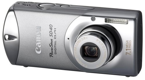 Canon PowerShot SD40 7.1MP Digital Elph Camera with 2.4x Optical Zoom (Olive Gray)