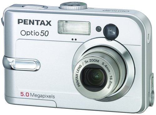 Pentax Optio 50 5MP Digital Camera with 3x Optical Zoom
