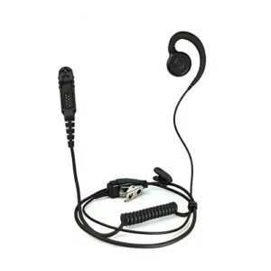 promaxpower 1-wire c-shape swivel earpiece with ptt mic for motorola two-way radios xpr3000, xpr3300e, xpr3500e, dp3441, dep550, mtp3550, xir-p6620, xir-p6628