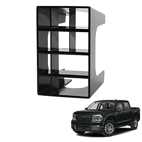 SAPUBK Cubby Grid Phone Mounting Compatible with Ford Maverick 2021 2022 2023 Custom-fit Accessories (Black)