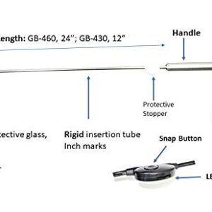 Vividia GB-430-WiFi Bundle: Vividia Rigid Gun Borescope GB-430 and VA-B2 WiFi AirBox for iOS Tablets iPhone and Android Phone and Tablet