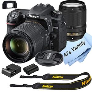 nikon intl nikon d7500 dslr camera kit with 18-140mm vr lens | built-in wi-fi | 20.9 mp cmos sensor | expeed 5 image processor and full hd | snapbridge bluetooth connectivity (renewed)