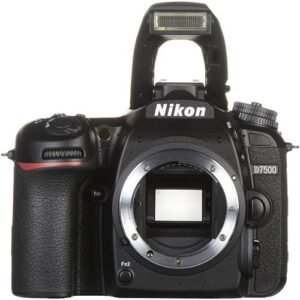 Nikon Intl Nikon D7500 DSLR Camera Kit with 18-140mm VR Lens | Built-in Wi-Fi | 20.9 MP CMOS Sensor | EXPEED 5 Image Processor and Full HD | SnapBridge Bluetooth Connectivity (Renewed)