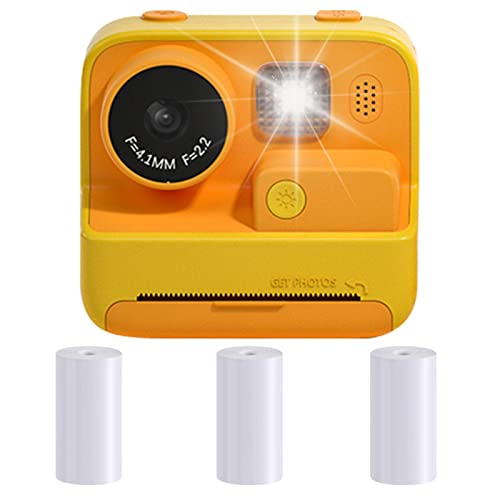 xiaoguozi Print Digital Camera for Kids,1080P Video Recording,12MP Original Photo Shooting,1080P Rechargeable Kids Camera with 2.0-inch IPS Screen, Thermal Printing Video Camera