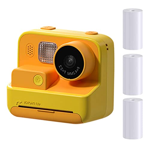 xiaoguozi Print Digital Camera for Kids,1080P Video Recording,12MP Original Photo Shooting,1080P Rechargeable Kids Camera with 2.0-inch IPS Screen, Thermal Printing Video Camera