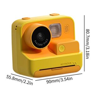 xiaoguozi Print Digital Camera for Kids,1080P Video Recording,12MP Original Photo Shooting,1080P Rechargeable Kids Camera with 2.0-inch IPS Screen, Thermal Printing Video Camera