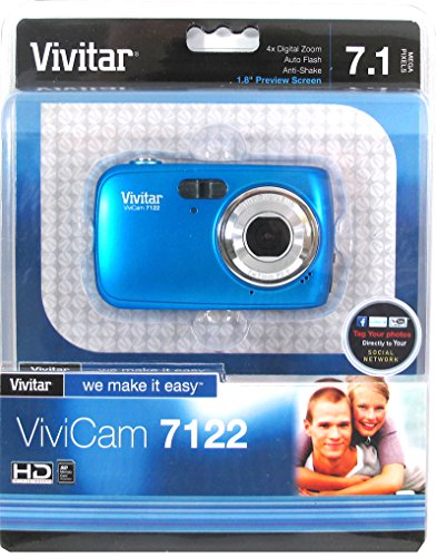 Vivitar 7122BL 7.1mp camera + 1.8" tft panel(Colors May Vary)