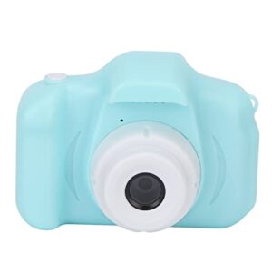 luqeeg kids digital camera – 2.0 inch ips screen, rechargeable video camera for boys girls, portable selfi cameras with silicone case, support recordings, videos and play games, 32gb card