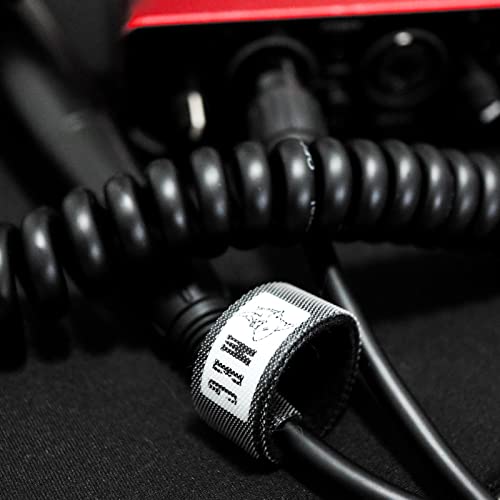 EITMOSS XLR Cable, XLR Microphone Cable Coiled Cable XLR Male to XLR Female Balanced XLR Microphone Coil Cable Curly Instrument Cable Stretchable 10 Feet