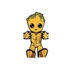 hug buddy groot marvel air vent car phone holder, adjustable, universal fit, cell phone mount compatible with iphone, samsung galaxy, lg, google, nexus 5x, moto, black and other smartphones