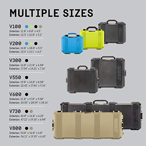 Vault by Pelican - V100 Multi-Purpose Hard Case with Foam (Tan)