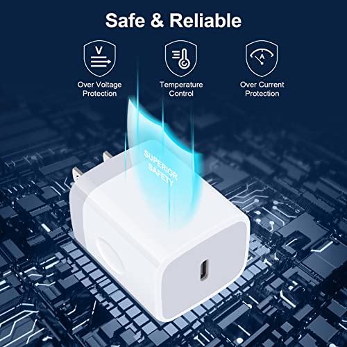 Super Fast Charger Samsung Type C for Samsung Galaxy A14 A13 5G A03S A53 A23 A54 A34 A33/S23 S22 Ultra/S21 FE/S20/A04S/Z Flip 4 3/Z Fold4,Pixel 7,USB C Wall Charger Charging Block 6FT USBC to C Cable