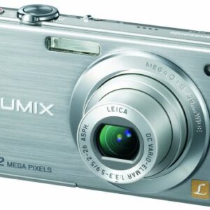 Panasonic Lumix DMC-FS15 12MP Digital Camera with 5x MEGA Optical Image Stabilized Zoom and 2.7 inch LCD (Silver)