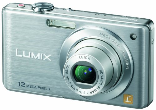 Panasonic Lumix DMC-FS15 12MP Digital Camera with 5x MEGA Optical Image Stabilized Zoom and 2.7 inch LCD (Silver)