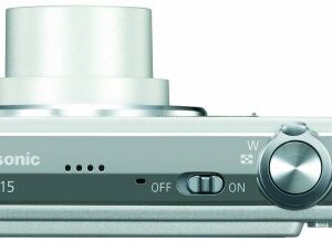 Panasonic Lumix DMC-FS15 12MP Digital Camera with 5x MEGA Optical Image Stabilized Zoom and 2.7 inch LCD (Silver)