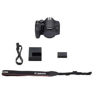 Canon EOS 850D / Rebel T8i DSLR Camera (Body Only), EOS Camera Bag + Sandisk Extreme Pro 64GB Card + 6AVE Electronics Cleaning Set, and More (International Model) (Renewed)