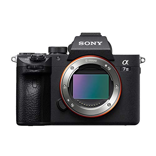 Sony Alpha a7 III Full Frame Mirrorless Digital Camera with 35mm f/1.8 Large Aperture Lens and Accessory Bundle (6 Items)