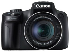 canon powershot sx50 hs 12mp digital camera with 2.8-inch lcd (black) – international version (no warranty)