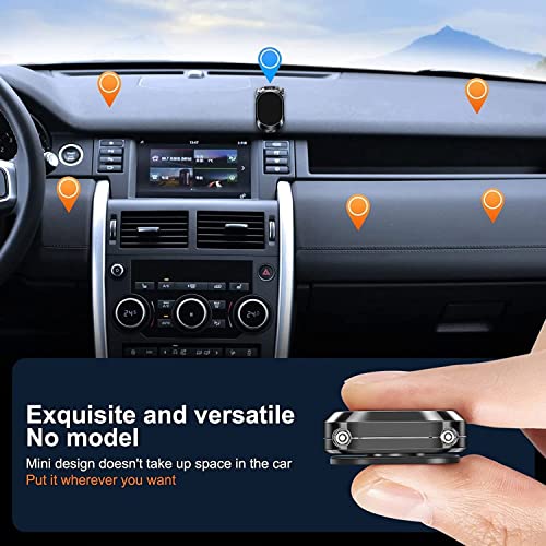 CHUANGJIA 2023 New Alloy Folding Magnetic Car Phone Holder,Magnetic 360° Car Phone Holder Stand Dashboard Folding Bracket,Multifunctional Magnetic Mobile Phone Bracket