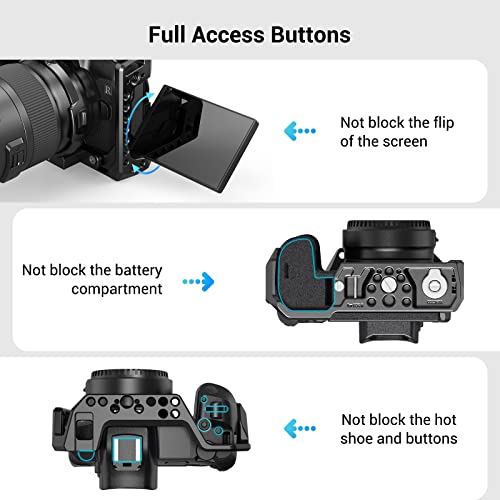 SmallRig Camera Cage for Canon R, Built-in Cold Shoe and Anti-Twist Design Cage CCC2803