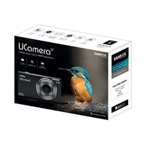 Samvix UCamera S7 Kosher 44MP Digital Camera with Video, with No WiFi, No Bluetooth (Black)