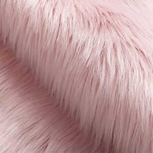 Small Product Photo Background & Luxury Photo Props, 12 Inches Small Square Faux Fur Sheepskin Cushion Fluffy Plush Area Rug, Great for Tabletop Photography, Jewelry, Nail Art, Home Decor (Pink)