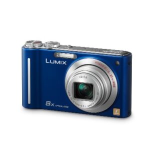 Panasonic Lumix DMC-ZR1 12.1MP Digital Camera with 8x POWER Optical Image Stabilized Zoom and 2.7 inch LCD (Blue)