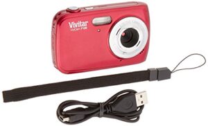vivitar vf126 vivicam f126 digital camera, body only,pink