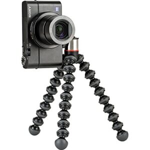 JOBY GorillaPod 500: A Compact, Flexible Tripod for Sub-Compact Cameras, Point & Shoot, 360 Cameras and Other Devices up to 500 grams