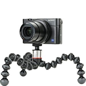 JOBY GorillaPod 500: A Compact, Flexible Tripod for Sub-Compact Cameras, Point & Shoot, 360 Cameras and Other Devices up to 500 grams