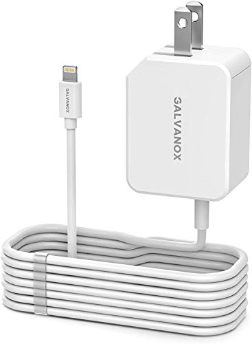 (MFi Apple Certified) Galvanox 1-PC Lightning Fast iPhone Wall Charger Plug for iPhone 11/12/13/14 Pro Max (20W PD Technology)