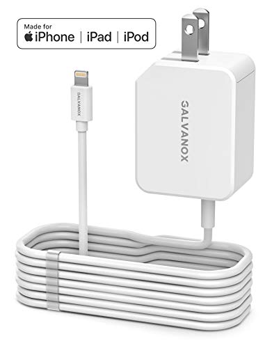 (MFi Apple Certified) Galvanox 1-PC Lightning Fast iPhone Wall Charger Plug for iPhone 11/12/13/14 Pro Max (20W PD Technology)