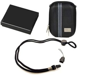 stuff i need package for olympus stylus vg-170 digital camera – includes: li-50b high capacity replacement battery + deluxe hard shell padded case + neck strap