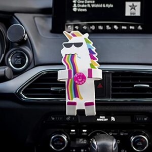 Hug Buddy Unicorn Air Vent Car Phone Holder, Adjustable, Universal Fit, Cell Phone Mount Compatible with iPhone, Samsung Galaxy, LG, Google, Nexus 5X, Moto, Black and Other Smartphone