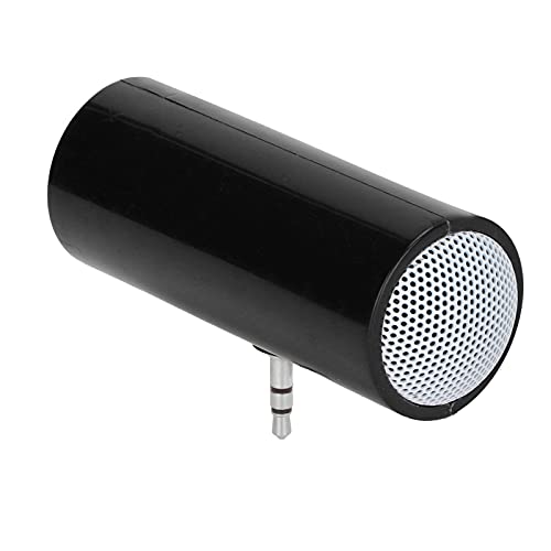 Mini Stereo Speaker,New DIY Pillow Speaker, Unique Soft Sound Portable Speaker, Portable Plug in Speaker with 3.5mm Aux Audio Input, for Mobile Phones and Tablets(Black)