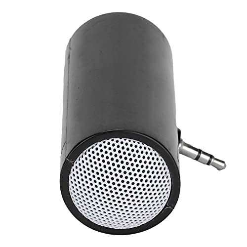Mini Stereo Speaker,New DIY Pillow Speaker, Unique Soft Sound Portable Speaker, Portable Plug in Speaker with 3.5mm Aux Audio Input, for Mobile Phones and Tablets(Black)